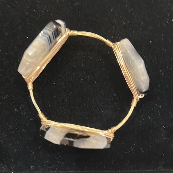 Copper wire-wrapped bangle - Picture 3 of 3